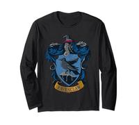 Harry Potter Distressed Ravenclaw Crest Langarmshirt