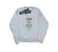 Harry Potter - "Dobby Is Free" Sweatshirt für Damen (Grau meliert) M