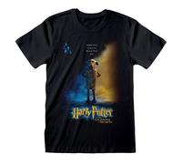 Harry Potter Dobby Poster Black T-Shirt XL