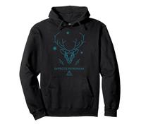 Harry Potter Expecto Patronum Deathly Hollows Pullover Hoodie, Unisex für Erwachsene, Schwarz, XXL