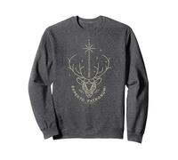 Harry Potter Expecto Patronum! Sweatshirt, Unisex für Erwachsene, Anthrazit Meliert, XL