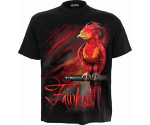 Harry Potter Fawkes T-Shirt schwarz in 4XL