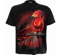 Harry Potter Fawkes T-Shirt schwarz in XXL