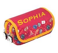 Harry Potter Federmäppchen Hogwarts Schulmäppchen für Mädchen, 2 große Fächer, Schreibwaren-Tasche, personalisierbar