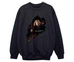 Harry Potter - "Fight Like A Girl" Sweatshirt für Mädchen (Schwarz) 7-8A / 122-128cm