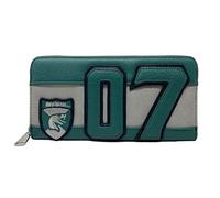 Harry Potter Geldbörse Draco Malfoy Slytherin Loungefly 21,5x11x2,8cm grün grau schwarz