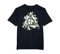 Harry Potter Geometrical Deathly Hallows T-Shirt, Herren Große Größen, Schwarz, 4X Tall