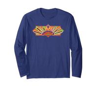 Harry Potter George Weasley's Kompendium Box of Pyrotechtrix Langarmshirt, Unisex für Erwachsene, Marineblau, M