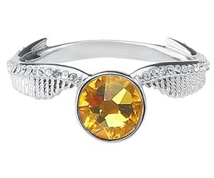 Harry Potter Goldener Schnatz Ring silberfarben