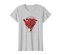 Harry Potter Gryffindor Bravery Courage Determination T-Shirt, Damen, Silber, XS