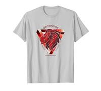 Harry Potter Gryffindor Bravery Courage Determination T-Shirt, Herren, Silber, XL