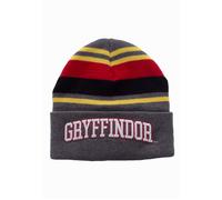 Harry Potter - Gryffindor Roll Up - Beanie - Grau - Onesize - 100% Polyacryl,Strickwaren Grau Onesize