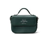 Harry Potter Half Moon Bay Umhängetasche - Proud Slytherin Taschen - House Pride - Schultasche, grün, 17x19x7cm