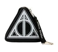 Harry Potter Hallows-Dreieckige Portemonnaie, Schwarz, 10 x 9 cm