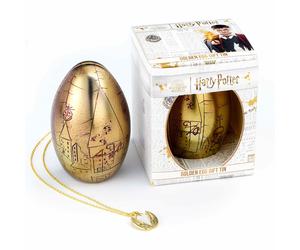 Harry Potter Halskette & Anhänger: Das Goldene Ei (mit Geschenkbox)