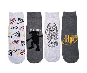 Harry Potter Harry Potter - Logo - Dobby - Todesser - 4er Set Socken multicolor in EU 43-46