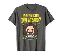 Harry Potter Have You Seen This Wizard? Sirius Black Chibi T-Shirt, Herren, Anthrazit, XL