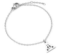 Harry Potter Heiligtümer des Todes Edelstahl Silberkette Armband, Einheitsgröße, Edelstahl, Kein Edelstein