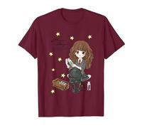 Harry Potter Hermione Granger Quote and Stars T-Shirt, Herren, Kastanienbraun, XXL