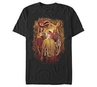 Harry Potter Herren Chamber Ron Banner T-Shirt, Schwarz, Klein