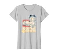 Harry Potter Hogwarts Express T-Shirt, Damen, Silber, S
