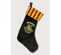 Harry Potter Hogwarts Fleece Christmas Stocking Woven Badge 47x30cm