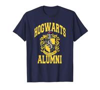 Harry Potter Hogwarts Hufflepuff Alumni T-Shirt, Herren, Marineblau, M