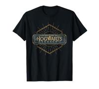 Harry Potter Hogwarts Legacy Logo With Marbled Background T-Shirt