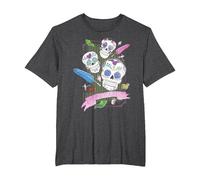 Harry Potter Honeydukes Sugar Skulls T-Shirt, Herren Große Größen, Anthrazit Meliert, 4X Tall