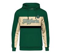 Harry Potter Hoodie mit Team Slytherin Block Motiv für Herren Damen Unisex Baumwolle grün - XXL