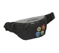 Harry Potter House of Champions Gürteltasche mit Außentasche, ideal für Jugendliche und Kinder unterschiedlichen Alters, bequem und vielseitig, Qualität und Widerstandsfähigkeit, 23 x 9 x 12 cm, Grau