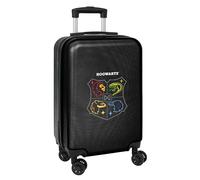Harry Potter House of Champions Kabinenwagen 50,8 cm (20 Zoll), Trolley mit Rädern, Sicherheitsschloss, Leichter Koffer, 34,5 x 20 x 55 cm, Grau Melange/Schwarz, Grau/Schwarz (Melange/),
