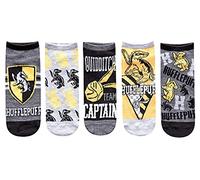 Harry Potter Hufflepuff Quidditch Kindersocken für Damen, 5er-Pack