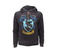 Harry Potter Kapuzenpulli Kapuzenpullover Hoodie Sweatshirt Ravenclaw Haus Waffen - 100% Offiziell Warner BROS (XL Extra Large)