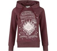 Harry Potter Karte des Rumtreibers Frauen Kapuzenpullover Bordeaux S