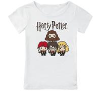 Harry Potter Kids - Chibi Characters Frauen T-Shirt weiß 104 100% Baumwolle Fan-Merch, Filme