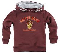 Harry Potter Kids - Gryffindor - Brave At Heart Unisex Kapuzenpullover Bordeaux 116