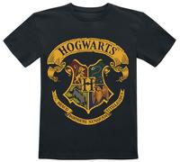 Harry Potter Kids - Hogwarts Crest T-Shirt schwarz in 128
