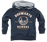 Harry Potter Kids - Hogwarts School Unisex Kapuzenpullover Navy 164