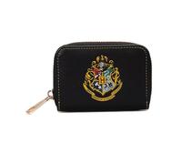 Harry Potter Kleingeldbörse Hogwarts Wappen 11x8x2,5cm schwarz