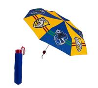 Harry Potter Kompakter Faltschirm, Kinderschirm, Hochfeste Struktur, Klassischer Regenschirm Hogwarts Design Hufflepuff und Ravenclaw