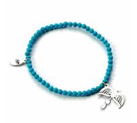 HARRY POTTER Kristall-Armband mit Diadem-Anhänger aus Sterlingsilber, Einheitsgröße, Sterlingsilber, One Size, Aus Sterlingsilber