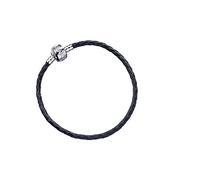 Harry Potter Leder Bettelarmband Schwarz