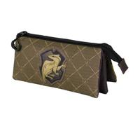 Harry Potter Legacy Hufflepuff-Dreifach Federmäppchen, Braun, 23 x 11 cm