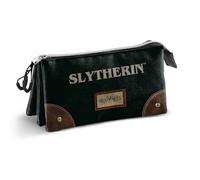 Harry Potter Legacy Slytherin-Dreifach Federmäppchen, Grün, 23 x 11 cm