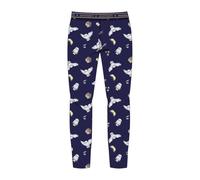Harry Potter Leggins mit Eule Hedwig und Hogwarts Schriftzug, 116