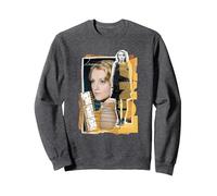 Harry Potter Luna Lovegood Photo Collage Sweatshirt, Unisex für Erwachsene, Anthrazit Meliert, XL