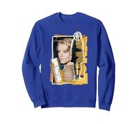 Harry Potter Luna Lovegood Photo Collage Sweatshirt, Unisex für Erwachsene, Königsblau, XL