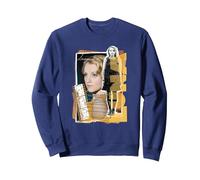 Harry Potter Luna Lovegood Photo Collage Sweatshirt, Unisex für Erwachsene, Marineblau, XXL