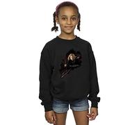 Harry Potter - "Fight Like A Girl" Sweatshirt für Mädchen (Schwarz) 9-11A / 128cm-146cm